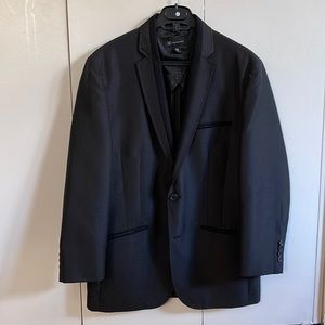 Black Patterned Blazer